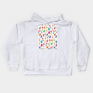 Summer Pops and Ice Cream Dreams Kids Hoodie